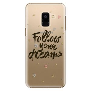 Plastové puzdro iSaprio - Follow Your Dreams - black - Samsung Galaxy A8 2018 vyobraziť