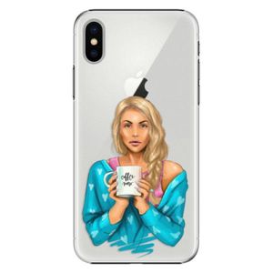 Plastové puzdro iSaprio - Coffe Now - Blond - iPhone X vyobraziť