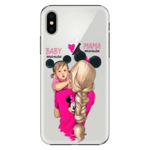 Plastové puzdro iSaprio - Mama Mouse Blond and Girl - iPhone X vyobraziť
