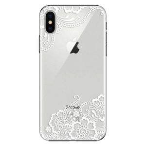 Plastové puzdro iSaprio - White Lace 02 - iPhone X vyobraziť