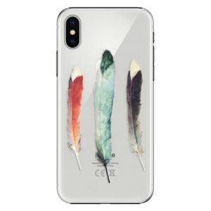 Plastové puzdro iSaprio - Three Feathers - iPhone X vyobraziť
