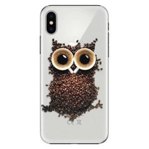 Plastové puzdro iSaprio - Owl And Coffee - iPhone X vyobraziť