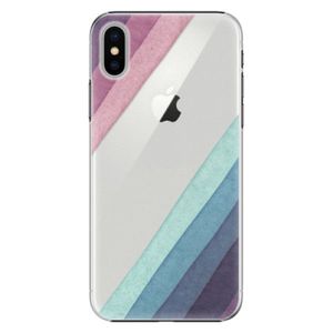 Plastové puzdro iSaprio - Glitter Stripes 01 - iPhone X vyobraziť