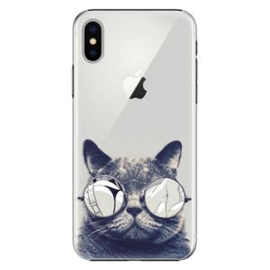 Plastové puzdro iSaprio - Crazy Cat 01 - iPhone X vyobraziť