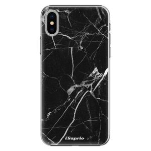 Plastové puzdro iSaprio - Black Marble 18 - iPhone X vyobraziť