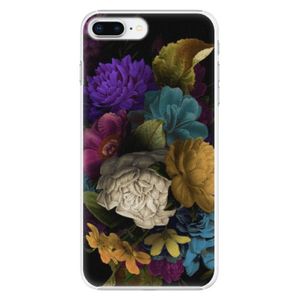 Plastové puzdro iSaprio - Dark Flowers - iPhone 8 Plus vyobraziť