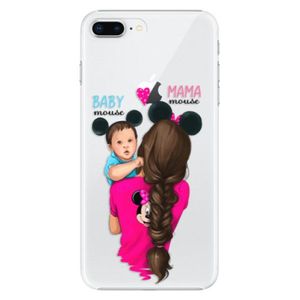 Plastové puzdro iSaprio - Mama Mouse Brunette and Boy - iPhone 8 Plus vyobraziť