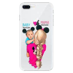 Plastové puzdro iSaprio - Mama Mouse Blonde and Boy - iPhone 8 Plus vyobraziť