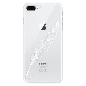 Plastové puzdro iSaprio - Writing By Feather - white - iPhone 8 Plus vyobraziť
