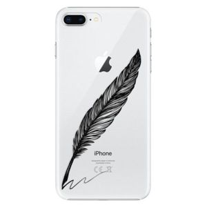 Plastové puzdro iSaprio - Writing By Feather - black - iPhone 8 Plus vyobraziť