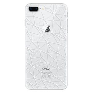 Plastové puzdro iSaprio - Abstract Triangles 03 - white - iPhone 8 Plus vyobraziť