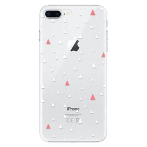 Plastové puzdro iSaprio - Abstract Triangles 02 - white - iPhone 8 Plus vyobraziť