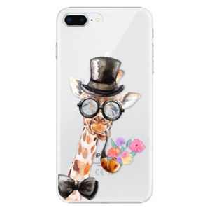 Plastové puzdro iSaprio - Sir Giraffe - iPhone 8 Plus vyobraziť