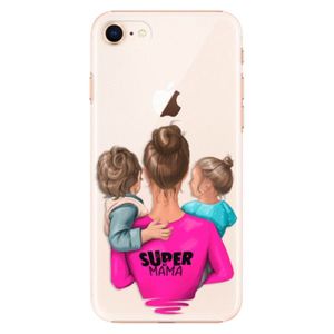 Plastové puzdro iSaprio - Super Mama - Boy and Girl - iPhone 8 vyobraziť
