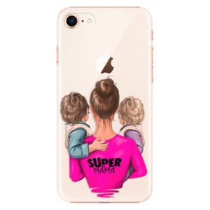 Plastové puzdro iSaprio - Super Mama - Two Boys - iPhone 8 vyobraziť