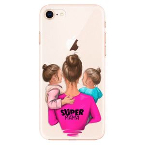 Plastové puzdro iSaprio - Super Mama - Two Girls - iPhone 8 vyobraziť