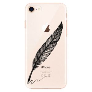Plastové puzdro iSaprio - Writing By Feather - black - iPhone 8 vyobraziť
