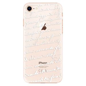 Plastové puzdro iSaprio - Handwriting 01 - white - iPhone 8 vyobraziť