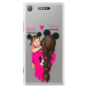 Plastové puzdro iSaprio - Mama Mouse Brunette and Girl - Sony Xperia XZ1 vyobraziť