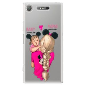 Plastové puzdro iSaprio - Mama Mouse Blond and Girl - Sony Xperia XZ1 vyobraziť