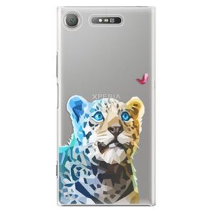 Plastové puzdro iSaprio - Leopard With Butterfly - Sony Xperia XZ1 vyobraziť