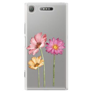 Plastové puzdro iSaprio - Three Flowers - Sony Xperia XZ1 vyobraziť