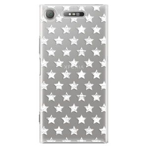 Plastové puzdro iSaprio - Stars Pattern - white - Sony Xperia XZ1 vyobraziť