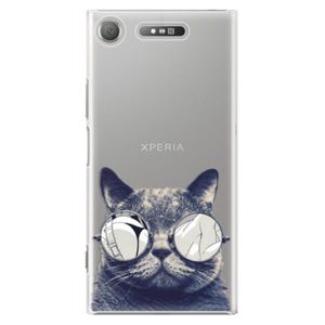Plastové puzdro iSaprio - Crazy Cat 01 - Sony Xperia XZ1 vyobraziť