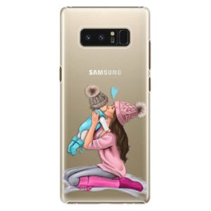 Plastové puzdro iSaprio - Kissing Mom - Brunette and Boy - Samsung Galaxy Note 8 vyobraziť