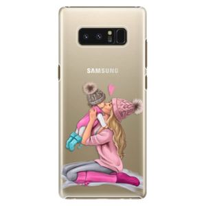 Plastové puzdro iSaprio - Kissing Mom - Blond and Girl - Samsung Galaxy Note 8 vyobraziť