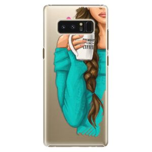 Plastové puzdro iSaprio - My Coffe and Brunette Girl - Samsung Galaxy Note 8 vyobraziť