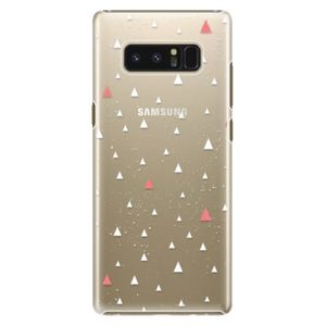 Plastové puzdro iSaprio - Abstract Triangles 02 - white - Samsung Galaxy Note 8 vyobraziť