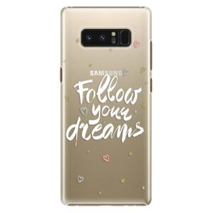 Plastové puzdro iSaprio - Follow Your Dreams - white - Samsung Galaxy Note 8 vyobraziť