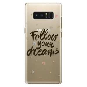 Plastové puzdro iSaprio - Follow Your Dreams - black - Samsung Galaxy Note 8 vyobraziť