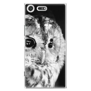 Plastové puzdro iSaprio - BW Owl - Sony Xperia XZ Premium vyobraziť