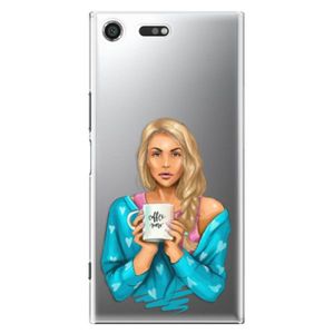 Plastové puzdro iSaprio - Coffe Now - Blond - Sony Xperia XZ Premium vyobraziť