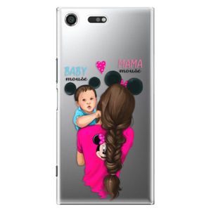 Plastové puzdro iSaprio - Mama Mouse Brunette and Boy - Sony Xperia XZ Premium vyobraziť