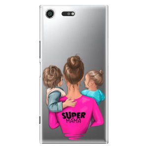 Plastové puzdro iSaprio - Super Mama - Boy and Girl - Sony Xperia XZ Premium vyobraziť