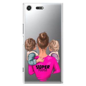 Plastové puzdro iSaprio - Super Mama - Two Boys - Sony Xperia XZ Premium vyobraziť