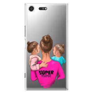 Plastové puzdro iSaprio - Super Mama - Two Girls - Sony Xperia XZ Premium vyobraziť