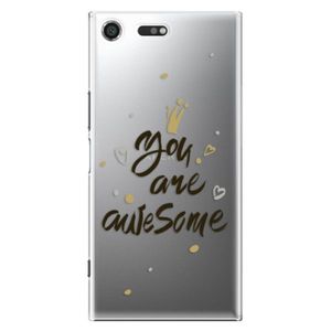 Plastové puzdro iSaprio - You Are Awesome - black - Sony Xperia XZ Premium vyobraziť