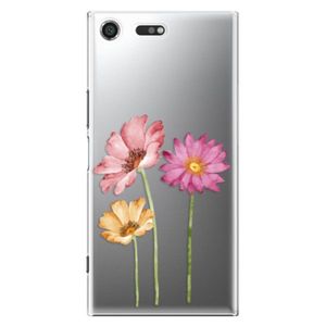 Plastové puzdro iSaprio - Three Flowers - Sony Xperia XZ Premium vyobraziť