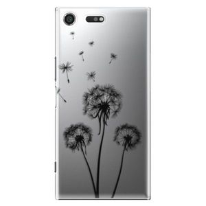 Plastové puzdro iSaprio - Three Dandelions - black - Sony Xperia XZ Premium vyobraziť
