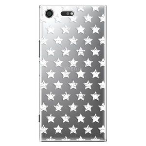 Plastové puzdro iSaprio - Stars Pattern - white - Sony Xperia XZ Premium vyobraziť