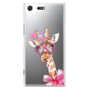Plastové puzdro iSaprio - Lady Giraffe - Sony Xperia XZ Premium vyobraziť