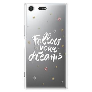 Plastové puzdro iSaprio - Follow Your Dreams - white - Sony Xperia XZ Premium vyobraziť