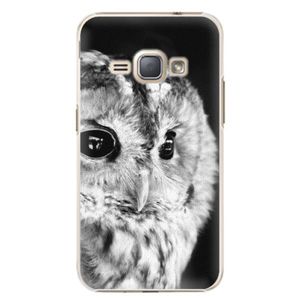 Plastové puzdro iSaprio - BW Owl - Samsung Galaxy J1 2016 vyobraziť