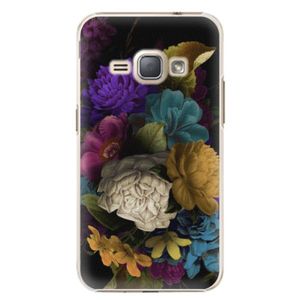 Plastové puzdro iSaprio - Dark Flowers - Samsung Galaxy J1 2016 vyobraziť