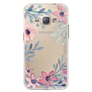Plastové puzdro iSaprio - Leaves and Flowers - Samsung Galaxy J1 2016 vyobraziť