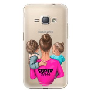 Plastové puzdro iSaprio - Super Mama - Boy and Girl - Samsung Galaxy J1 2016 vyobraziť